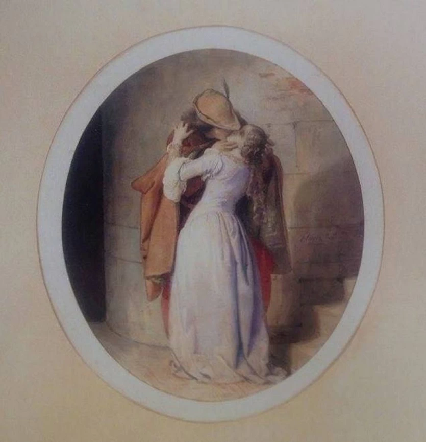 Bozzetto per Il bacio - Biblioteca Ambrosiana, Pinacoteca, Milan